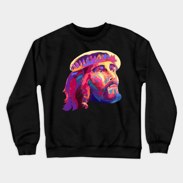 Jesus christ Crewneck Sweatshirt by mailsoncello